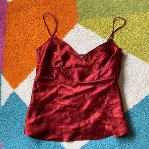 I Crew silk top that makes the ta tas POP